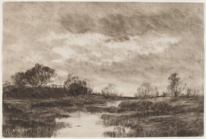 A Pastoral Landscape with a Stream by Daniel Kotz