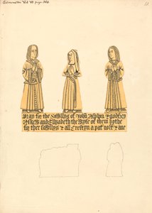 Brass Plate for John Asplyn, Godfrey Askew, and Elizabeth the Wife of them Both, Edmonton Church