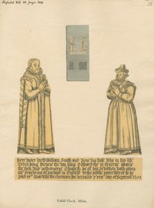 Brass Plate for William and Jane Smith from Enfield Church