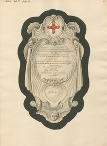 Memorial to H.S.E. from Acton Church by Daniel Lysons