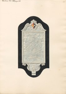Memorial to Henry and Penelope Colchester, and Four Children and Two Grandchildren, from West Ham Church