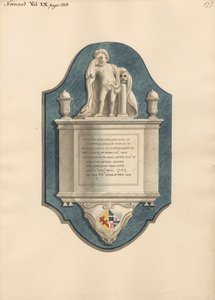 Memorial to Isabella Nelson from Norwood Church by Daniel Lysons
