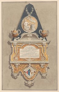 Memorial to Jane Coke, from Sunbury Church by Daniel Lysons
