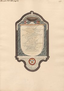 Memorial to Sir Robert Carr from Hampton Church by Daniel Lysons