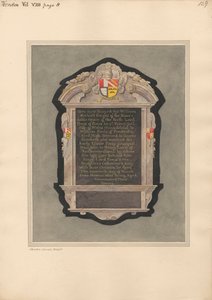 Memorial to Sir William Herbert from Hendon Church