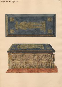 Tomb of Walter Grene from Hayes Church by Daniel Lysons