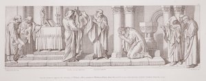 Harold Offers Prayer at Waltham Abbey by Daniel Maclise