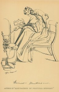 Miss Harriet Martineau by Daniel Maclise