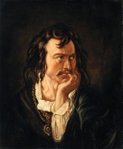 Portrait of Edmund Kean, Actor, as Hamlet by Daniel Maclise