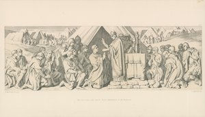The Eve before the Battle. Pious Observance of the Normans