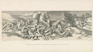The Night after the Battle; Edith discovers, amid the Slain, the Body of Harold, Last Saxon King of England