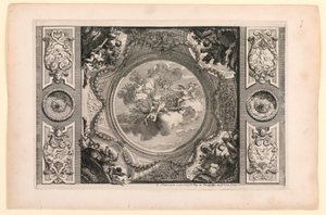 Plate in New Books on Paintings for Rooms and Stairs by Daniel Marot