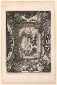 Plate in New Books on Paintings for Rooms and Stairs by Daniel Marot
