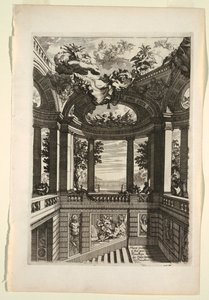 Plate in New Books on Paintings for Rooms and Stairs by Daniel Marot