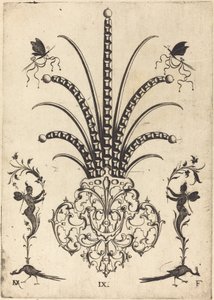 Brooch with Table-Stones, Butterflies at Top, and Peacocks and Hermes at Bottom