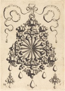 Large Pendant with Star at Centre by Daniel Mignot