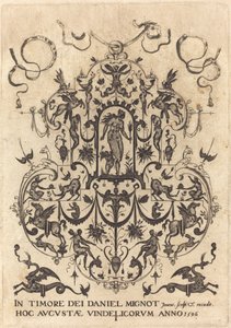 Title Page: Large Pendant, Venus and Amor at Centre by Daniel Mignot