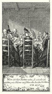 If I were a judge here, I would judge as Solomon did between the two mothers (engraving) by Daniel Nikolaus (after) Chodowiecki