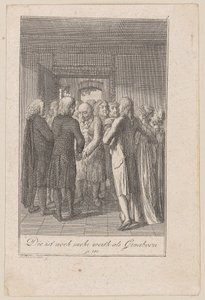 Representatives of the Community Thank Sembach for Wanting to Stay, Plate 7 of the Series 