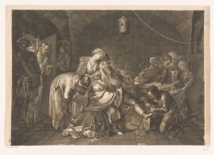 Farewell of Jean Calas in Prison by Daniel Nikolaus Chodowiecki