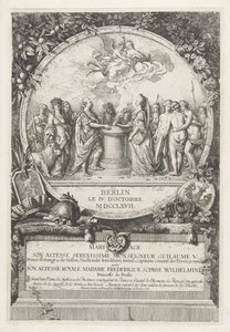 Allegory on the Marriage of William V and Wilhelmina of Prussia, 1767 by Daniel Nikolaus Chodowiecki