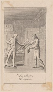 Alms, Sheet 5 of the Series "Sincerity and Hypocrisy" by Daniel Nikolaus Chodowiecki