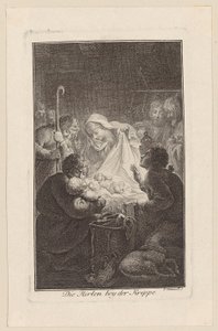 Adoration of the Shepherds by Daniel Nikolaus Chodowiecki
