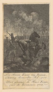 Plate 7 of the Brandenburg War Scenes by Daniel Nikolaus Chodowiecki