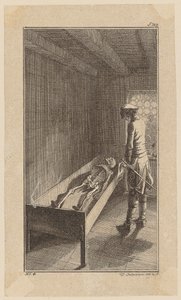 Bunkel Observes the Skeleton of John Orton, Plate 4 from 