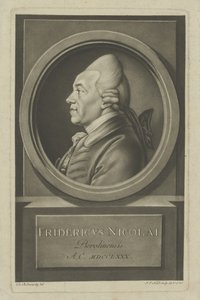 Christoph Friedrich Nicolai 1733-1811, 1780 by Daniel Nikolaus Chodowiecki