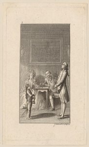 Education of Young Siegfried by Daniel Nikolaus Chodowiecki
