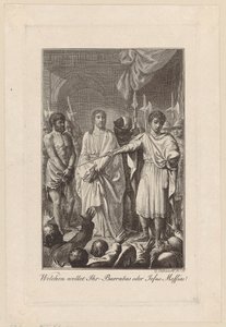Jesus and Barabbas before Pilate
