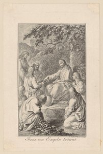 Jesus Served by Angels