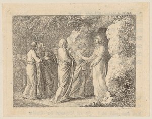 Lazarus, or the celebration of the Resurrection by Daniel Nikolaus Chodowiecki