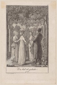 Lottchen Visits Minchen, Who Tells of the Meeting with the Landowner, Sheet 4 of the Series 