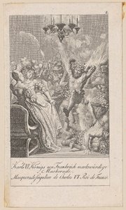 Remarkable Masquerade of Charles VI of France, Sheet 2 of the Series "Older, Middle and Modern History" by Daniel Nikolaus Chodowiecki