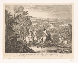 Victory of General Rumyantsev During the Battle of Cahul, 1770 by Daniel Nikolaus Chodowiecki