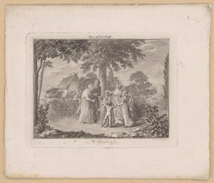 Period VI, Sheet 7 of the Series "The Course of Life" by Daniel Nikolaus Chodowiecki