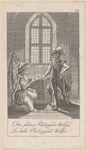 Philippine Welser, Sheet 10 of the Series "Older, Middle and Newer History" by Daniel Nikolaus Chodowiecki