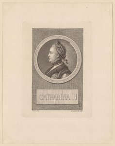 Portrait of Empress Catherine II of Russia by Daniel Nikolaus Chodowiecki