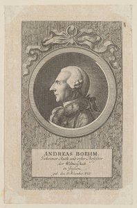 Portrait of Andreas Boehm by Daniel Nikolaus Chodowiecki