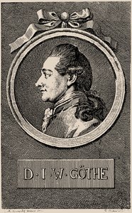 Portrait of Johann Wolfgang von Goethe by Daniel Nikolaus Chodowiecki