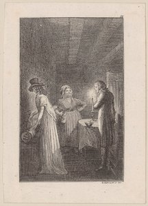 Travelers Must Lodge in a Bad Inn by Daniel Nikolaus Chodowiecki