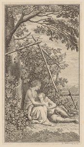Swan Song, Sheet 7 from the First Edition of "Poems by Gottfried August Bürger" by Daniel Nikolaus Chodowiecki