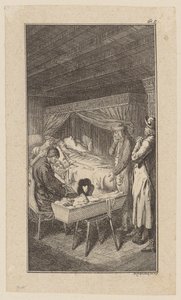 Sebaldus on His Deathbed by Daniel Nikolaus Chodowiecki