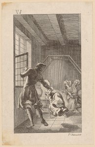 His Fourth Wife by Daniel Nikolaus Chodowiecki