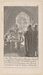 Death Sentence of Princes Conrad of Swabia and Frederick of Austria, Sheet 6 of the Series 