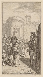 Women of Weinsberg, Plate 6 from the first edition of "Poems by Gottfried August Bürger" by Daniel Nikolaus Chodowiecki