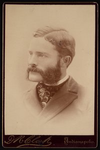 Portrait of Barton Warren Evermann 1853-1932, Before 1900 by Daniel R Clark