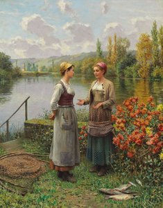 Two Women in a Landscape